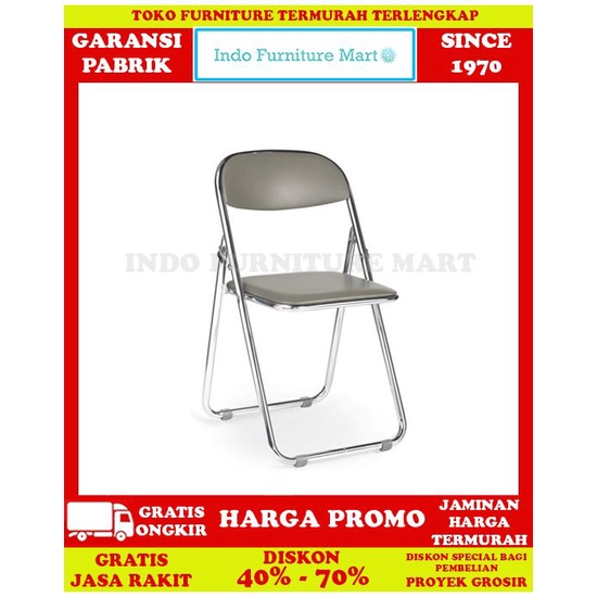 FreOkir Free Ongkir Kursi Lipat Folding Chairs Tamu Chitose Cosmo 542