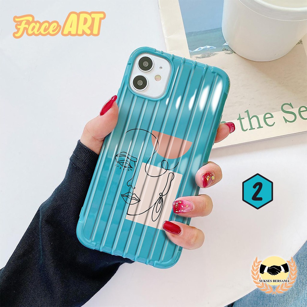 Softcase FACE ART Oppo A3s A1k A5 A9 2020 A7 F9 A5s A31 A52 A92 A37 A53 A83 F1s F11 Pro Reno BSB2227