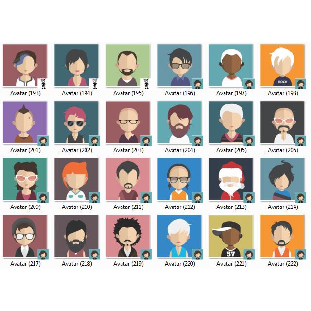 500+ Desain Avatar Format CorelDraw Siap Edit