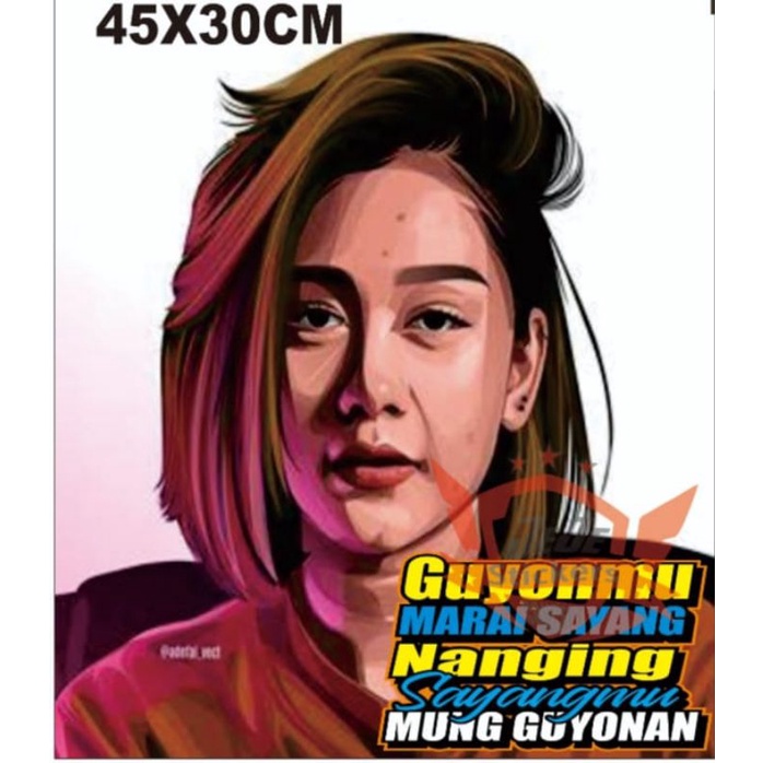 STIKER PRINTING KATA KATA LUCU UNTUK PINTU TRUK PICK UP DLL