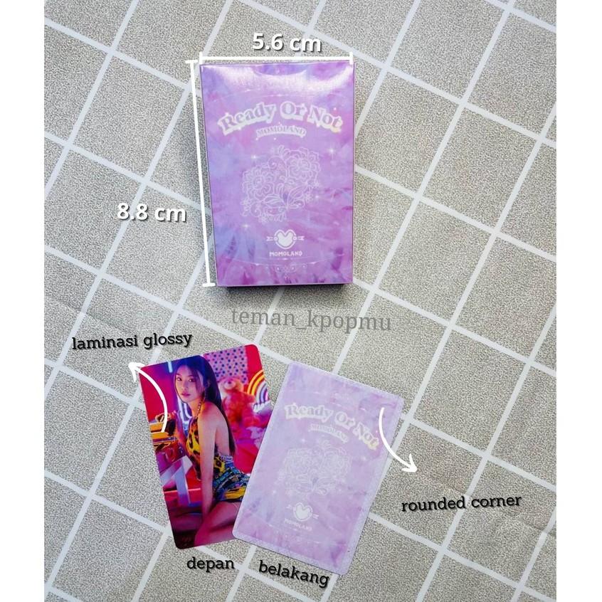 Photocard Photo Card Momoland Ready or Not Momo land isi 54 Pcs - Photocard Kpop Photo card