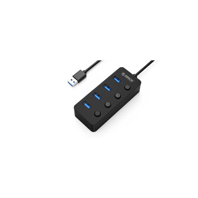 Orico Usb 3.0 high speed 4 port with on/off switch - W9PH4