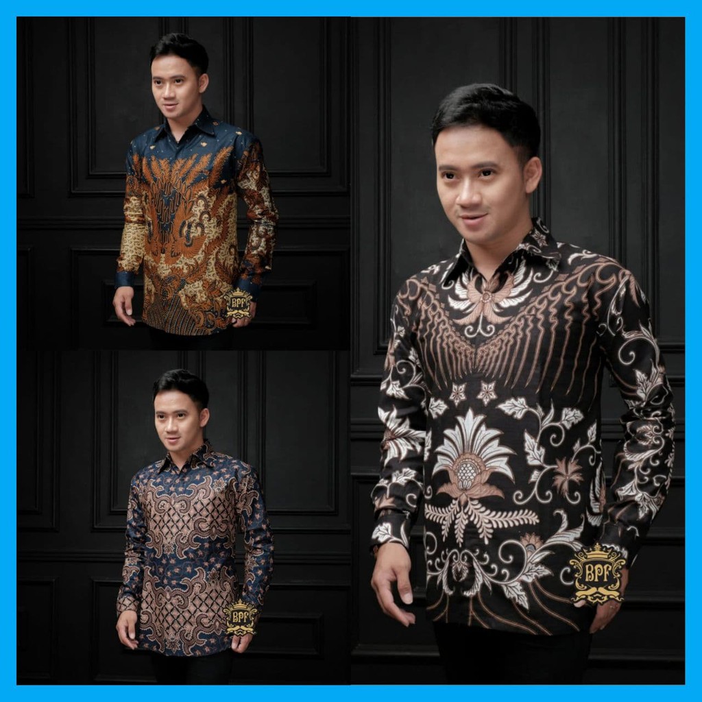 Kemeja Batik Baju Slimfit Kemeja Kantor Baju Batik Atasan Batik Baju Kondangan Batik KereN