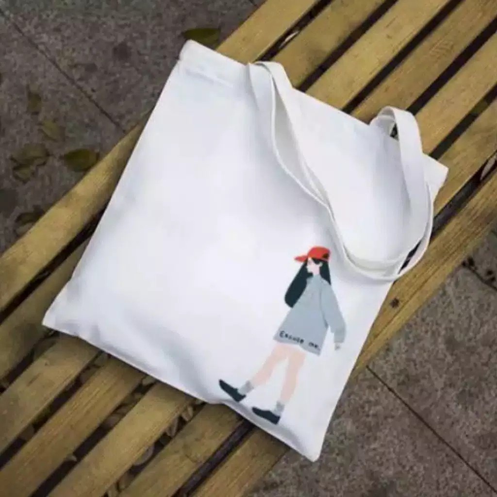 SANSURBAGS Tas Tote Girls Swag Harajuku - Fashion Korea - (RESLETING)