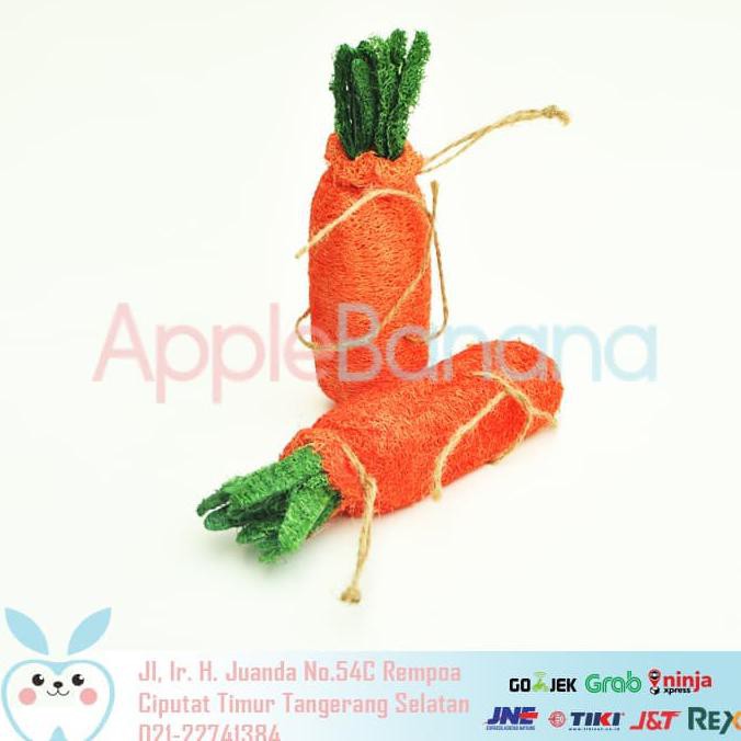 TURUN HARGA Mainan Gigitan Kelinci,Guinea Pig /Carrot Toys STOK TERBATAS