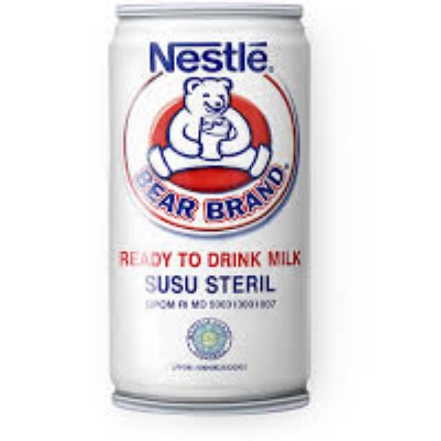 Bear Brand kaleng 189ml Nestle susu beruang steril Exp Nov