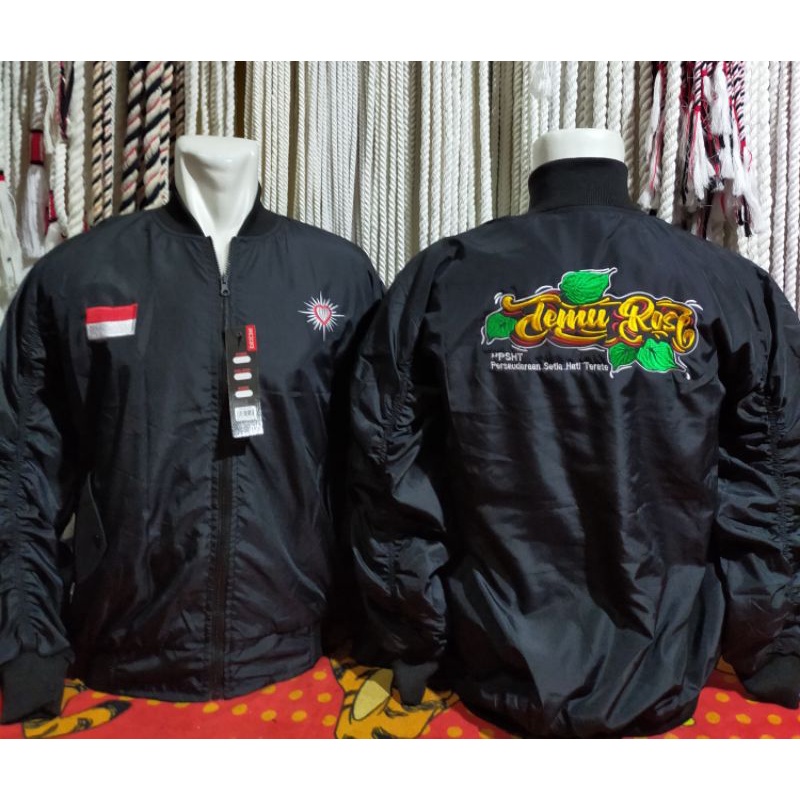 JAKET BOMBER PSHT DISTRO TERATE, JAKET PARASUT PSHT DISTRO