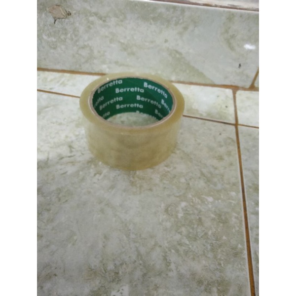 

Lakban plester selotip Bening Coklat Fragile