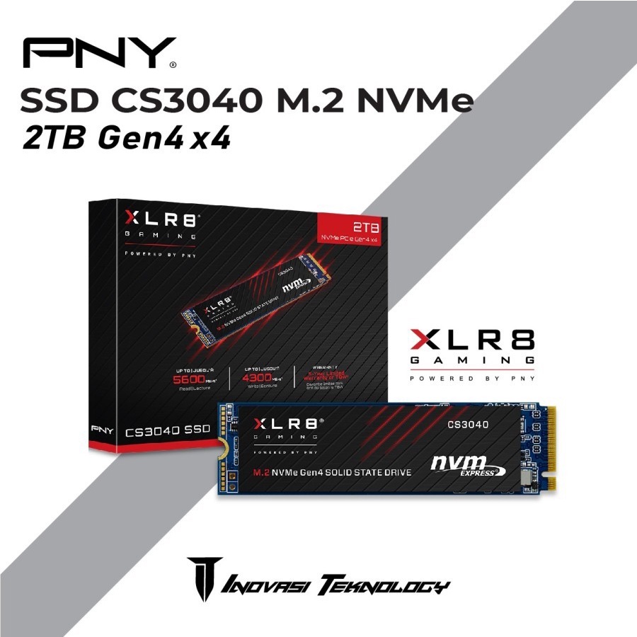 PNY SSD 2TB M.2 NVME CS3040 Gen 4.0