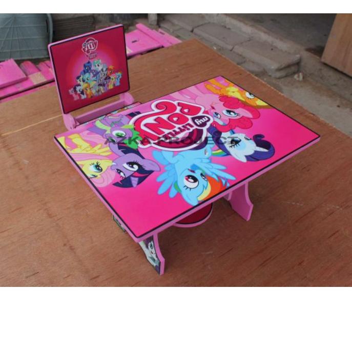 

(B05QF]⭐ Meja belajar anak set kursi By. Azka Project ,,