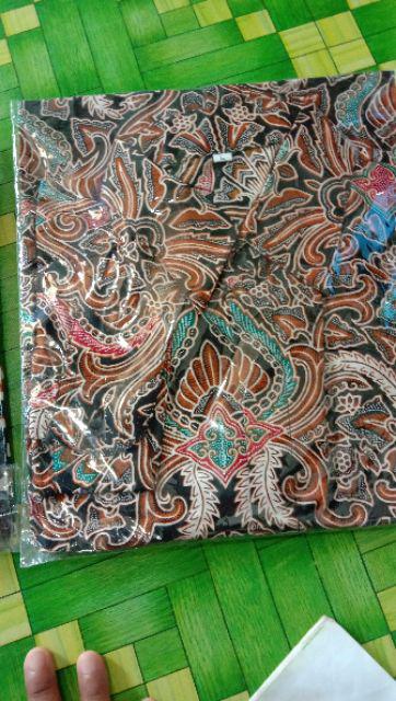 Risna Batik Hrb026 Kemeja Batik Pria Lengan Panjang