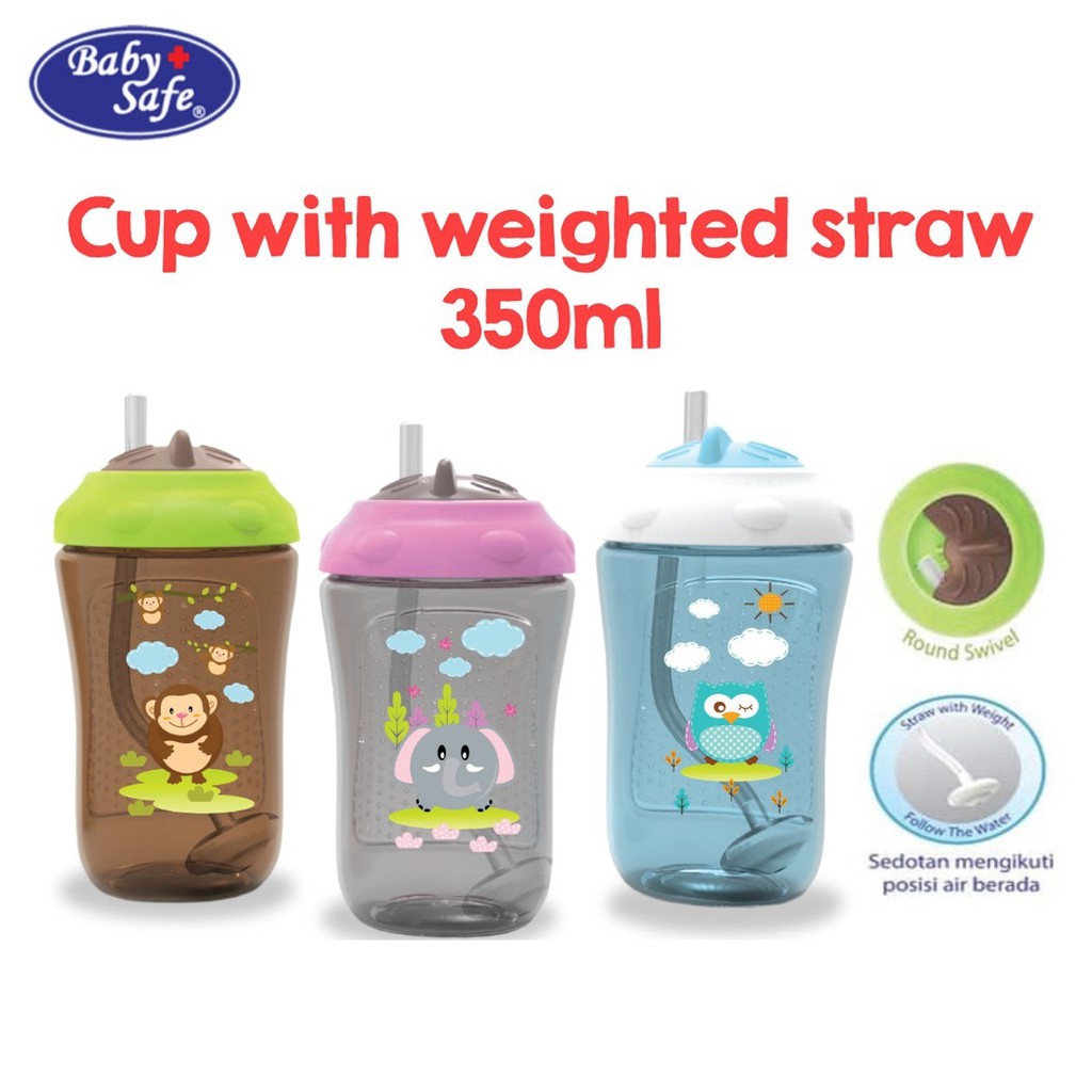 BABYSAFE SIPPER CUP WITH WEIGHTED