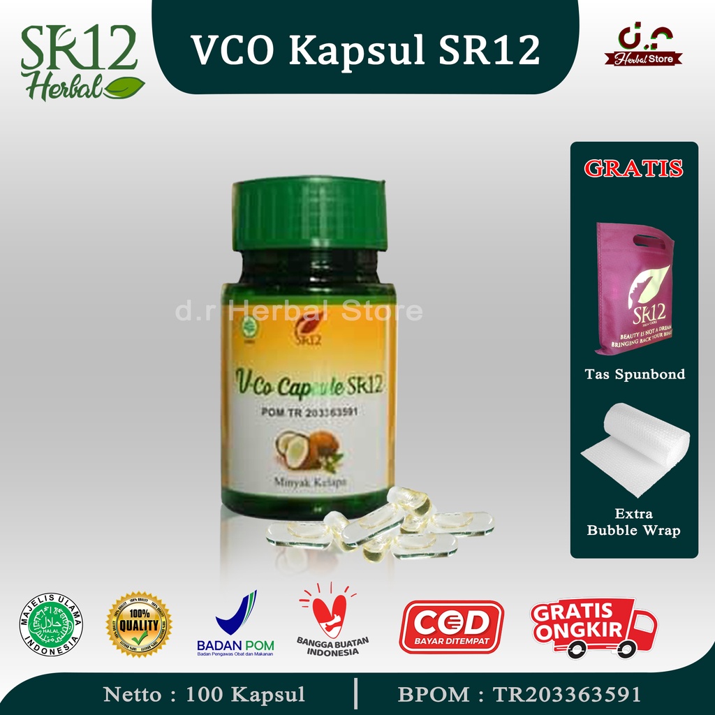 SR12 Vico Oil - Minya Kelapa Asli Menambah Nafsu Makan / Diet - Menjaga Imun Tubuh Kualitas Premium Cold Press