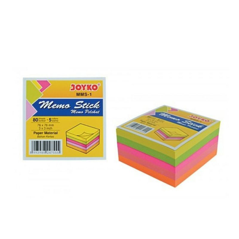 

Sticky Note MMS-1 Joyko / Memo Stick / Kertas Memo / Memo Tempel Joyko