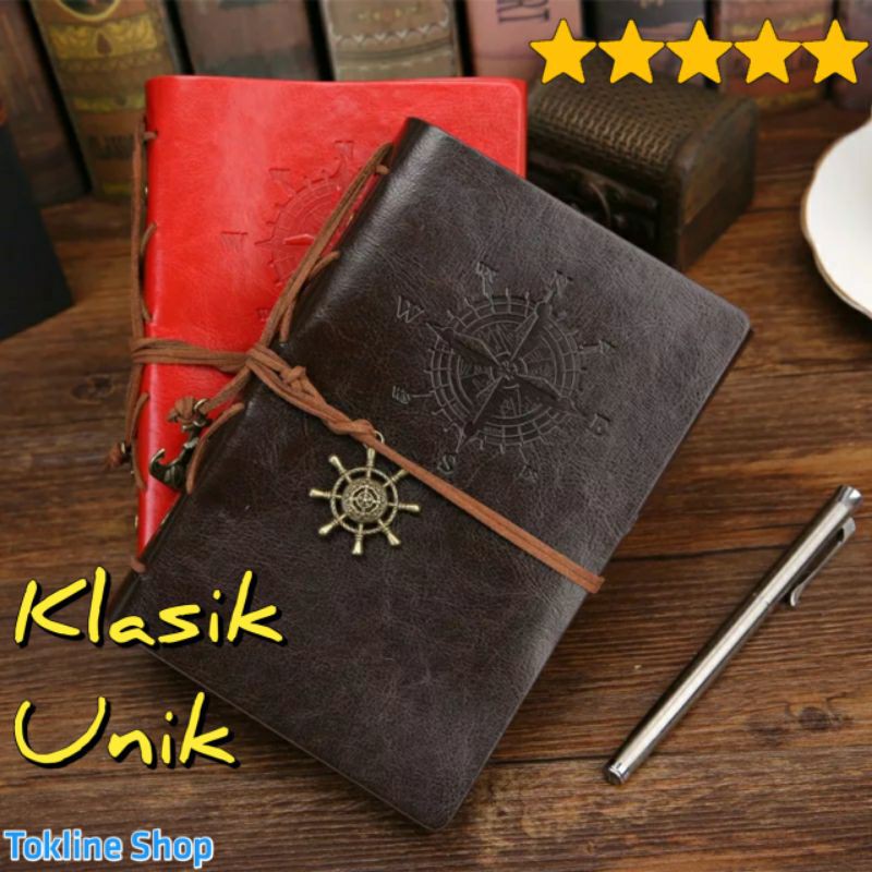 

Buku Catatan Binder Kulit Retro Pirate Agenda Harian Diary Book Notebook Kantor Office