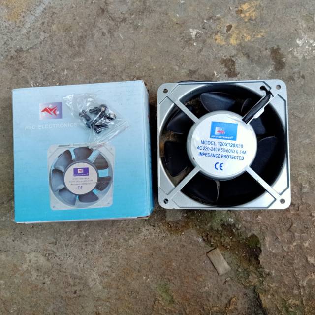 Kipas pendingin amplifier arus ac 12 x 12