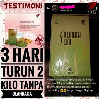 SALIMAH SLIM SR12 OBAT JAMU DIET HERBAL PELANGSING PENURUN ...