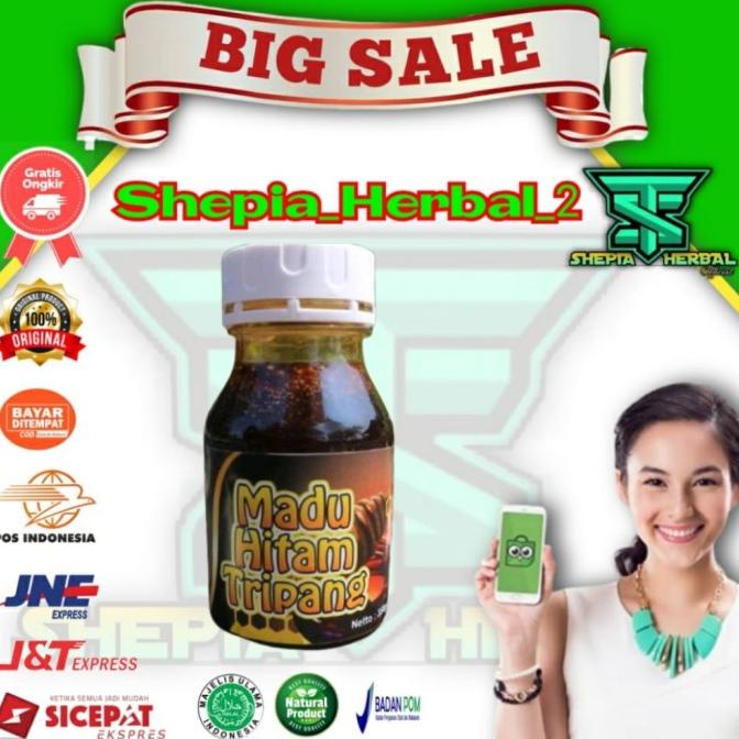 Buruan serbu] Madu Tripang Hitam Asli Madu Herbal Untuk Kesehatan Original Herbal