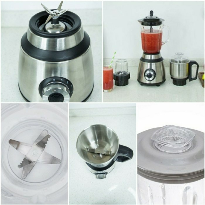 Idealife Blender Kaca Penggiling Bumbu Kacang 3in1 IL 220A 220 A IL220A