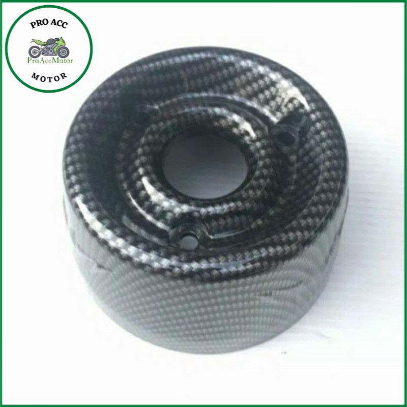 Cover tutup corong knalpot carbon PCX 150