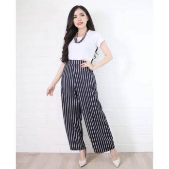 Bess - Celana KULOT Murah Wanita / Celana KULOT Salur YOMI