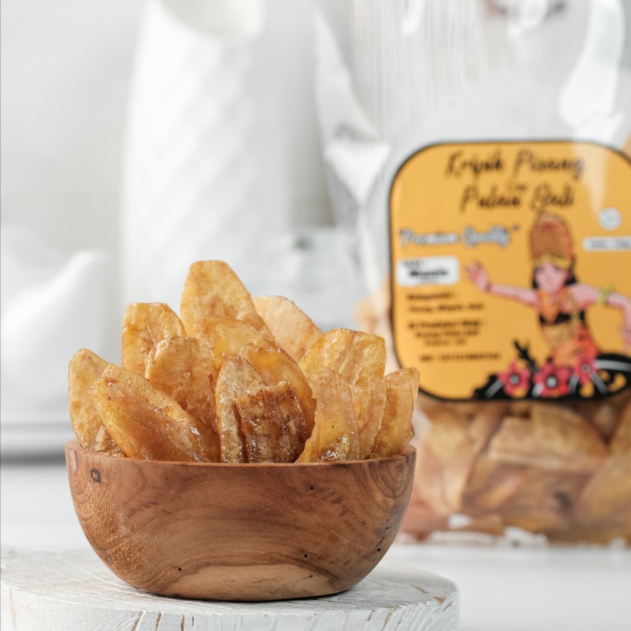 

Kripik Pisang Pulau Bali Rasa Manis 125 Gram Asli BALI