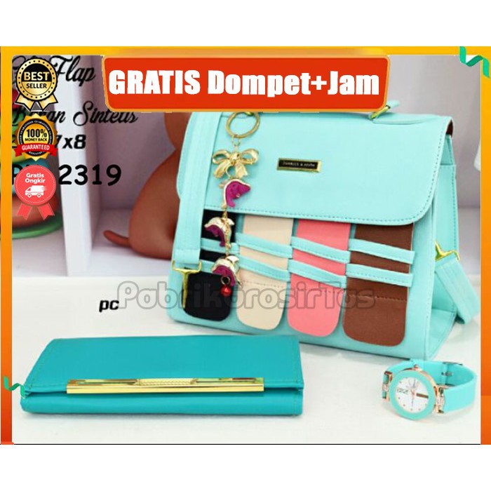 2670 TAS IMPORT WANITA FASHION KOREA GLOSSY BRANDED YSL SAC DE JOUR 26CM MORODER LEATHER HAND BAG /