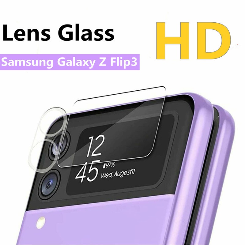 Back Camera Protector For Samsung Galaxy Z Flip3 Transparent Lens Tempered Glass Film