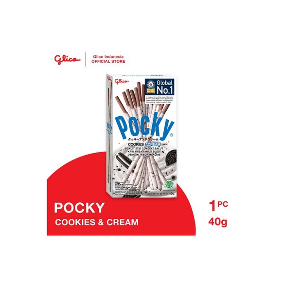 

Glico Biscuit Pocky Cookies & Cream 40G