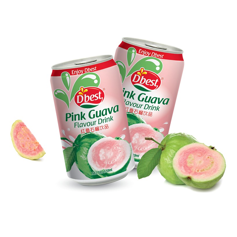 

D'best Pink Guava Juice Drink 320ml (minuman rasa jambu batu)