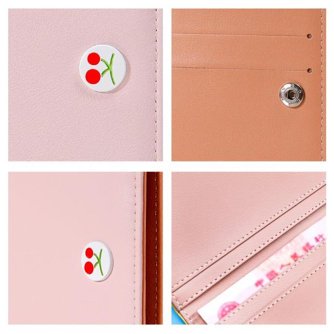 Miniso Dompet Panjang Plastik Lipat Dua Buah Two-Fold Long Purse