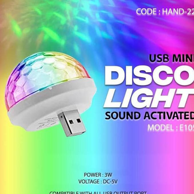 LAMPU DISCO USB Light Led Usb Mini Mic Smule Kompatibel Ws858-668