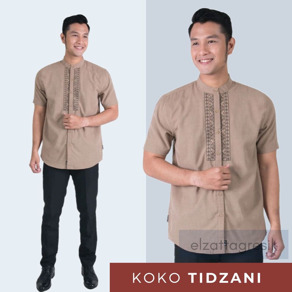 ELZATTA Sarimbit Tidzani Men Koko Baju Muslim Pria