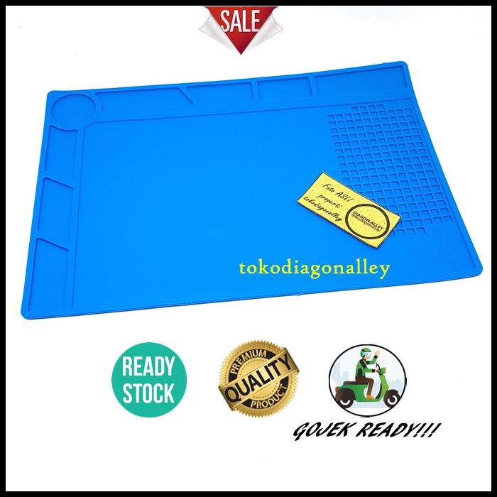 Tatakan Solder Meja Kerja Servis Elektronik Working Mat Alas Matras Kerja ESD Silicone Soldering Mats Pad Insulator Heat Resistant BGA