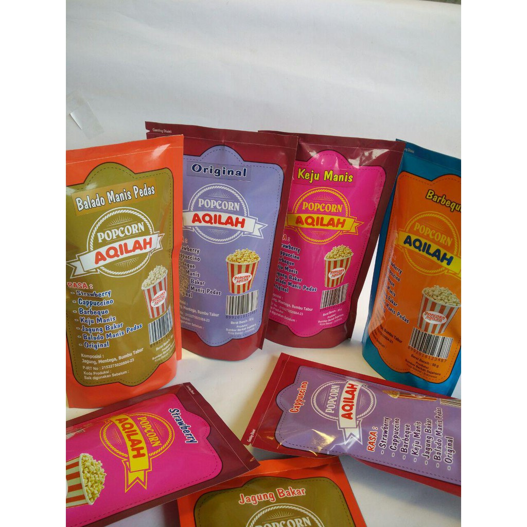

promo popcorn/popcorn gurih/renyah/makanan ringan/camilan/snack zaman now