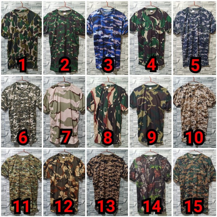 BAJU LORENG ARMY/KAOS ARMY LORENG