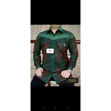 *Ready*Kemeja Super Premium PEARLLapis AsahiUkuran M ld 105cm L  ld 110 cm XL  ld 115 cm XXL ld 120 