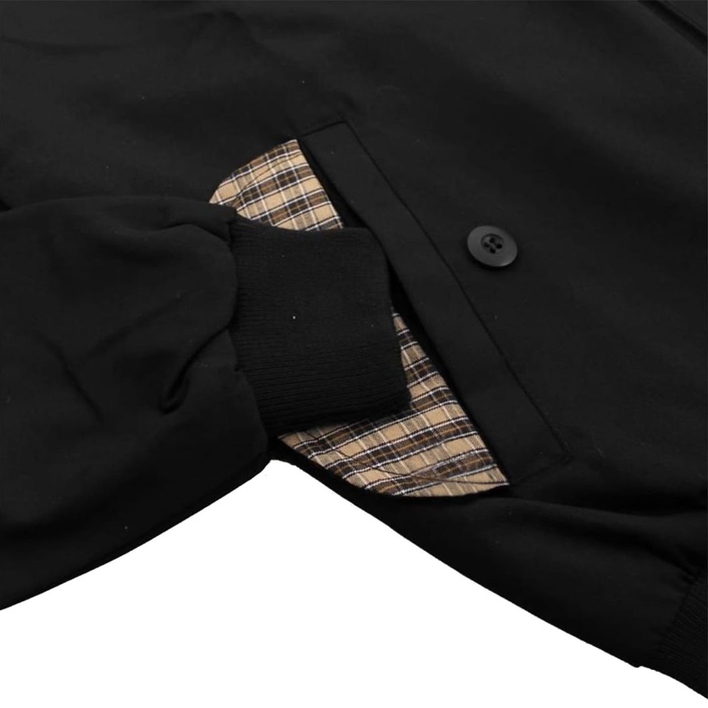 Dritto Jaket - Harrington Jaket (Omicron) - Hitam