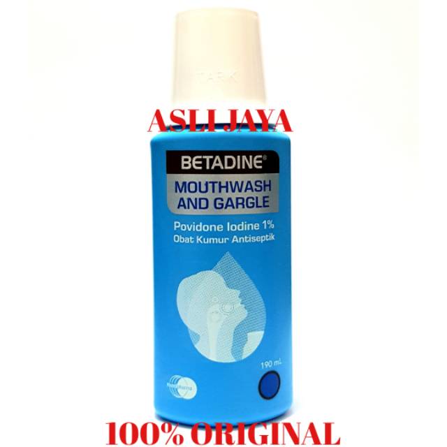 Betadine Mouthwash And Gargle 190ml - Obat Kumur Antiseptik