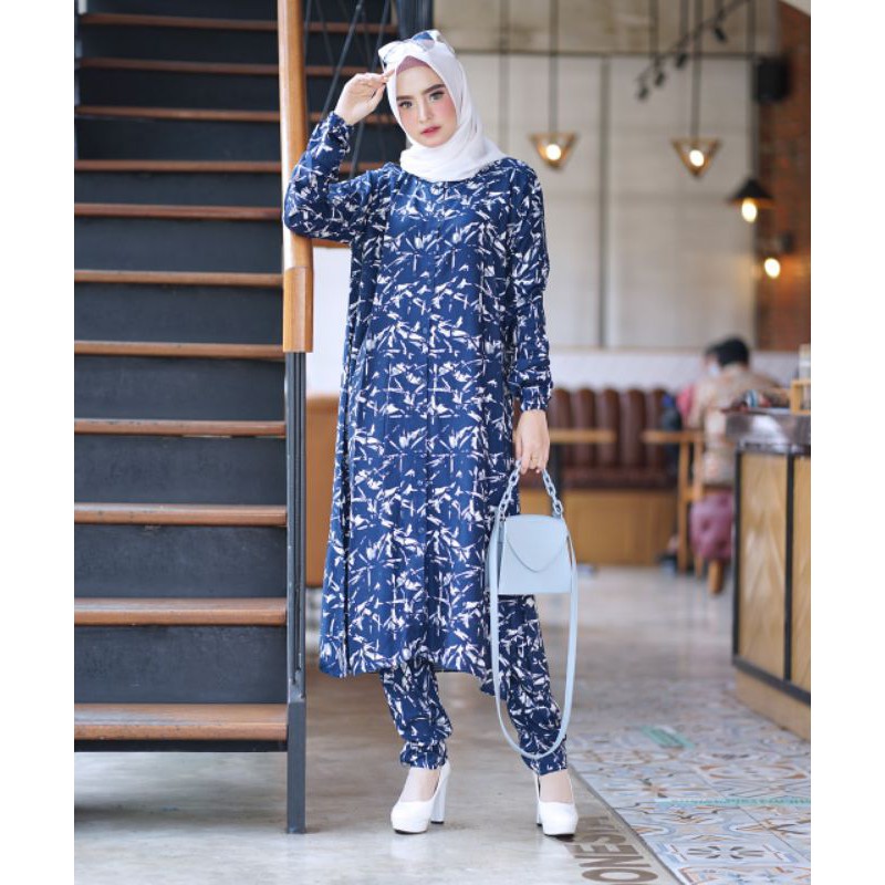 Kanaya One set / fashion muslim terpopuler/ pakaian wanita terbaru/ dress muslim murah