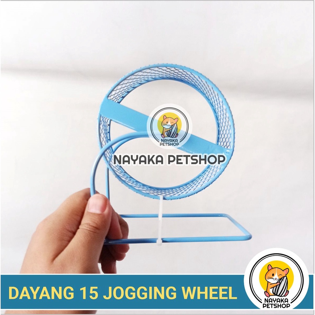 Dayang 15 Kincir Hamster Jogging Wheel Roda Putar Tupai Mainan Rolling Hewan