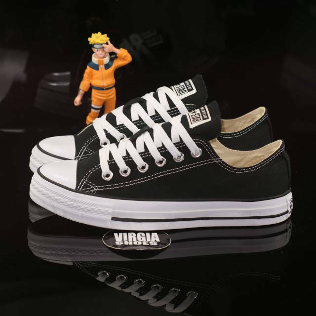 Converse All Star Low Black White 
Premium Madein Vietnam