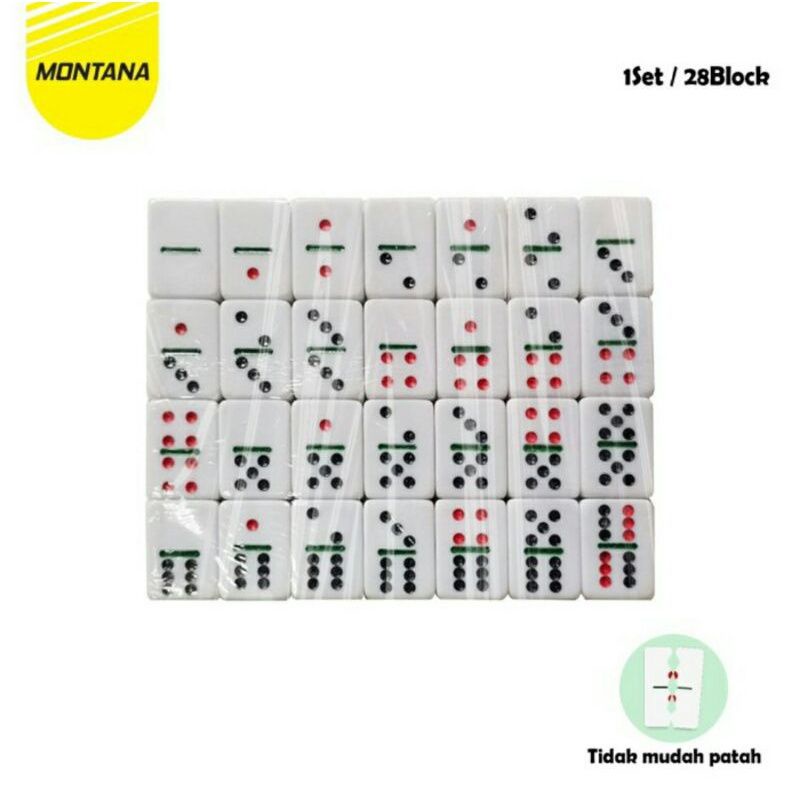 NEW - DOMINO BATU/ BATU GAPLEK SET TEBAL BUNGKUS PLASTIK