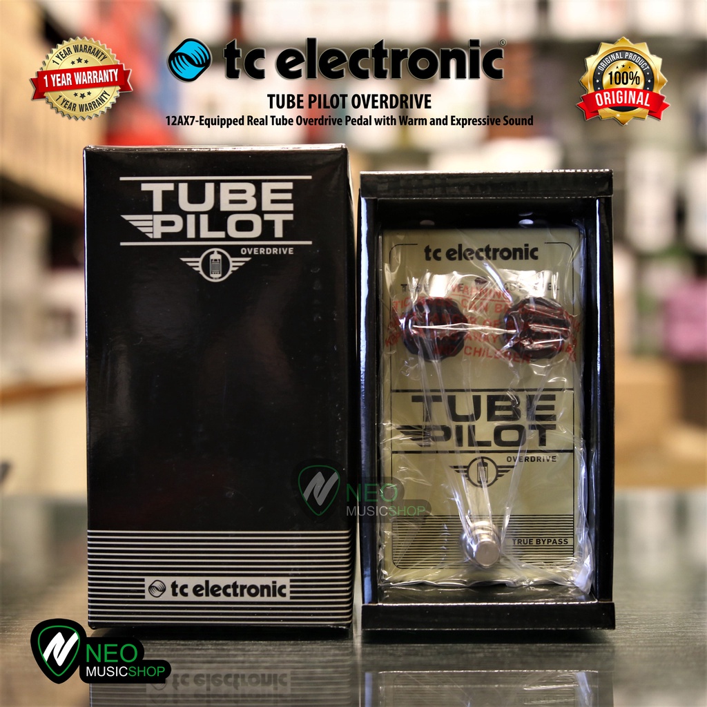 TC Electronic TUBE PILOT OVERDRIVE 12AX7-Equipped Real Tube Overdrive