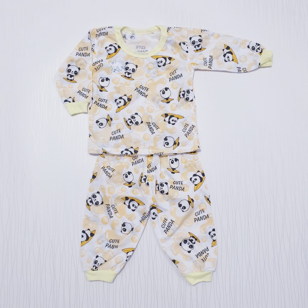 Baju Tidur Anak Lengan Panjang dan Celana Panjang 0-2 tahun Cyandclothing