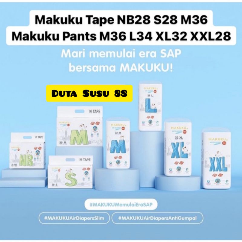 Makuku Air Diapers Tape/Celana