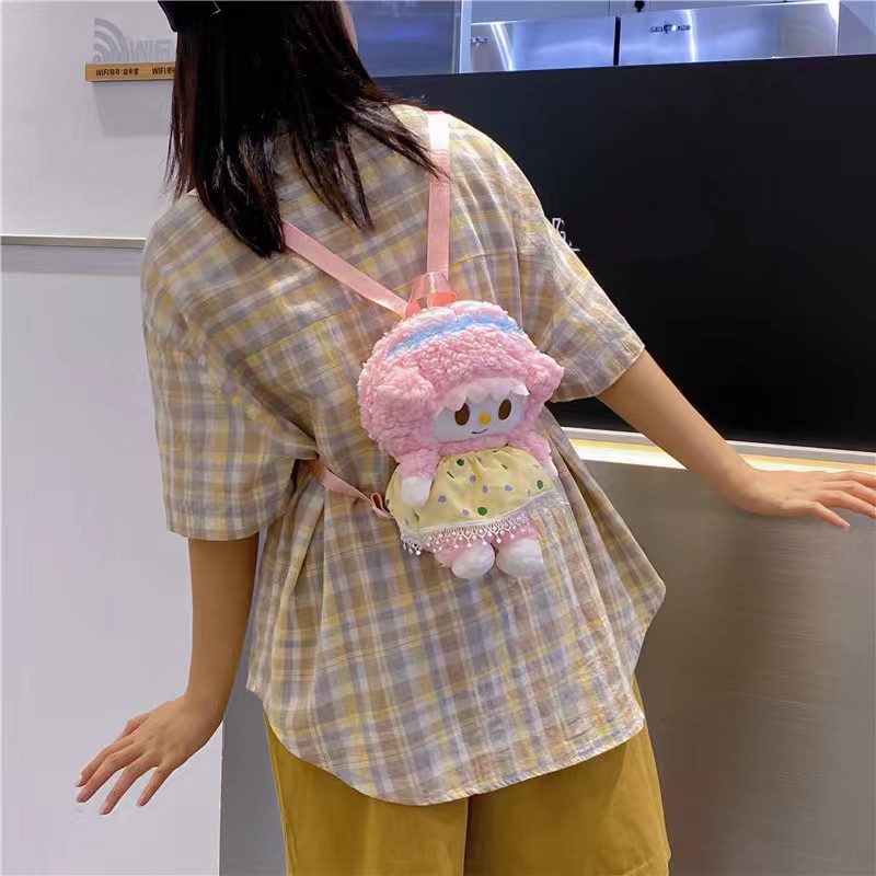 (COD)Tas Ransel Wanita pink Lucu Fashion Motif Kartun Karakter Hewan Anak &amp; Dewasa