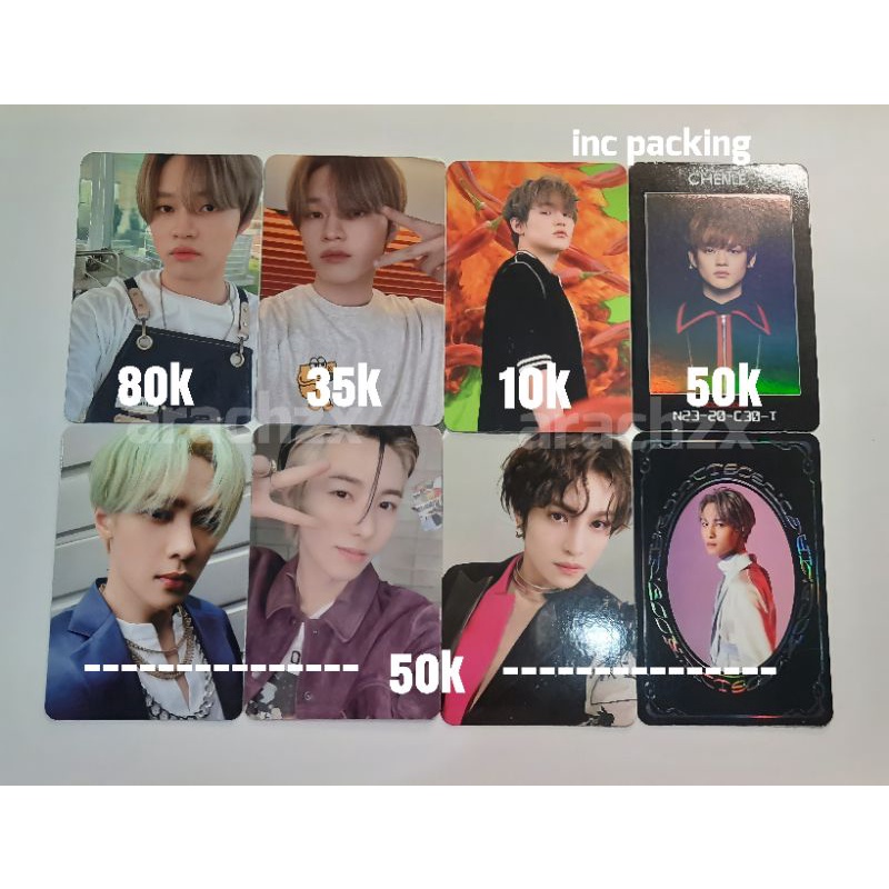 chenle ygm cafe ar clip access card ac kun past renjun ar selca jewel yangyang arrival yearbook yb n