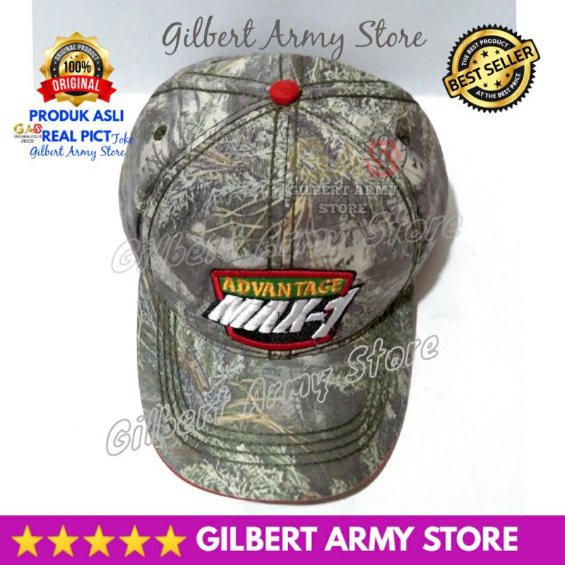 Topi Loreng Camo Advantage Max 1 bahan knvas katun premium Topi army Terbaru Gilbert Army Store