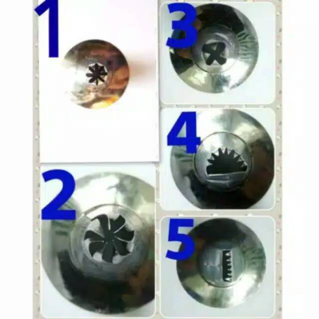 Spuit topi untuk kue semprit/Cetakan Kue Semprit